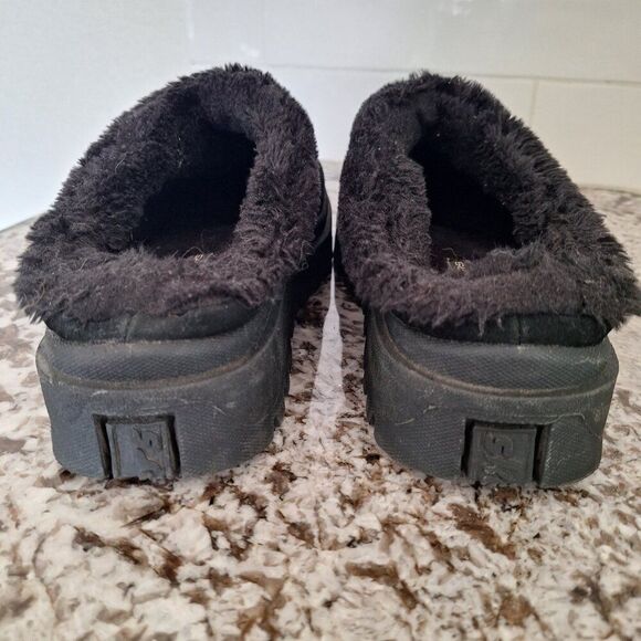 Skechers Black Suede clogs mules size 7US - Picture 4 of 10